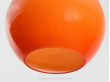 ensemble de 3 suspensions scandinaves en opale de couleur design danois luminaires design scandinave vintage