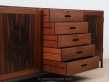 buffet enfilade scandinave en palissandre de Rio meubles vintage danois