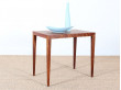 petite table d'appoint ou bout de canapé en palissandre de rio severin hansen haslev moblelfabrik design scandinave vintage