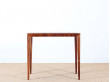 petite table d'appoint ou bout de canapé en palissandre de rio severin hansen haslev moblelfabrik design scandinave vintage