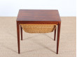 Scandinavian seweing table in rosewood