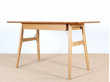 Bureau RM 13 en teck et chêne Design scandinave design design danois