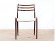 suite de 6 chaises 78 de niels O. Moller palissandre de rio design danois design scandinave neuf