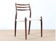 suite de 6 chaises 78 de niels O. Moller palissandre de rio design danois design scandinave neuf