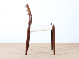 suite de 6 chaises 78 de niels O. Moller palissandre de rio design danois design scandinave neuf