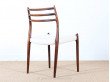 suite de 6 chaises 78 de niels O. Moller palissandre de rio design danois design scandinave neuf