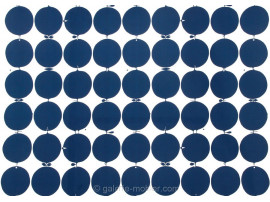 Tissu au mètre Ljungbergs Factory, motif Tallyho Bleu