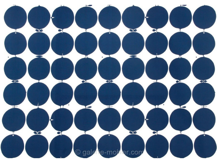 Tissu au mètre Ljungbergs Factory, motif Tallyho Bleu
