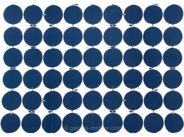Fabric per meter Ljungbergs Factory, Tallyho Blue