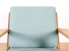 paire de fauteuils scandinaves modèle GE 390 de Hans Wegner pour Getama