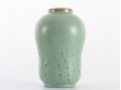 scandinavian ceramic Large gourd vase with relief dots by Ewald Dahlskog for Bo Fajans.