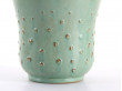 scandinavian ceramic Large gourd vase with relief dots by Ewald Dahlskog for Bo Fajans.