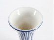 scandinavian ceramic Vase with textured stripes by Mari Simmulson for Upsala Ekeby.