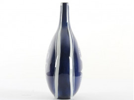scandinavian ceramic vase by Inge-Lise Kofoed for Aluminia, Denmark, 1960s.