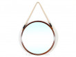 Scandinavian mirror in teak by Uno & Östen Kristiansson pour Luxus