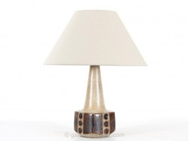 Scandinavian lamp by Marianne Starck for Michael Andersen brown with dots