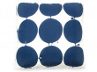 Coussin Tallyho bleu 50x50 cm 