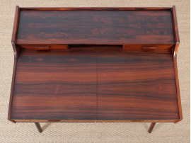 Bureau coiffeuse scandinave en palissandre de Rio de Arne Wahls Iversen