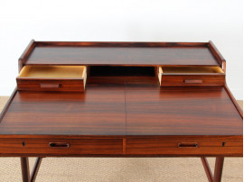 Bureau coiffeuse scandinave en palissandre de Rio de Arne Wahls Iversen