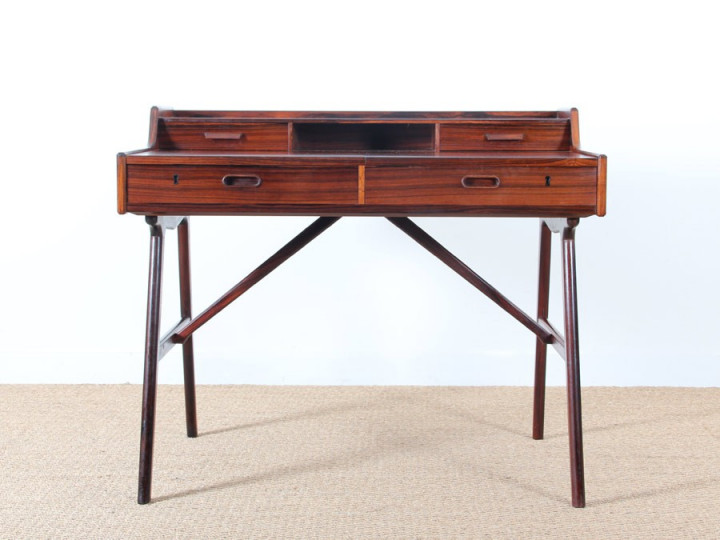 Bureau coiffeuse scandinave en palissandre de Rio de Arne Wahls Iversen