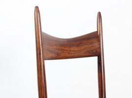 Suite de 4 chaises en palissandre de rio design scandinave