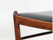 Suite de 4 chaises en palissandre de rio design scandinave