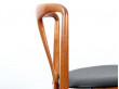 Suite de 4 chaises Juliane en teck de Johannes Andersen design scandinave vintage