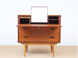 Petit secretaire scandinave en teck