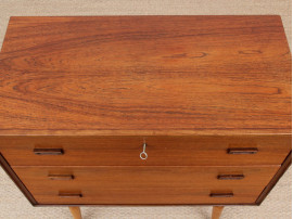 Petit secretaire scandinave en teck