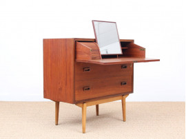 Petit secretaire scandinave en teck