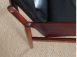 Pair of Scandinavian easy chairs in Rio rosewood, N 431