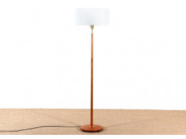 Scandinavian floor lamp in teak by Uno & Osten Kristensson for Luxus