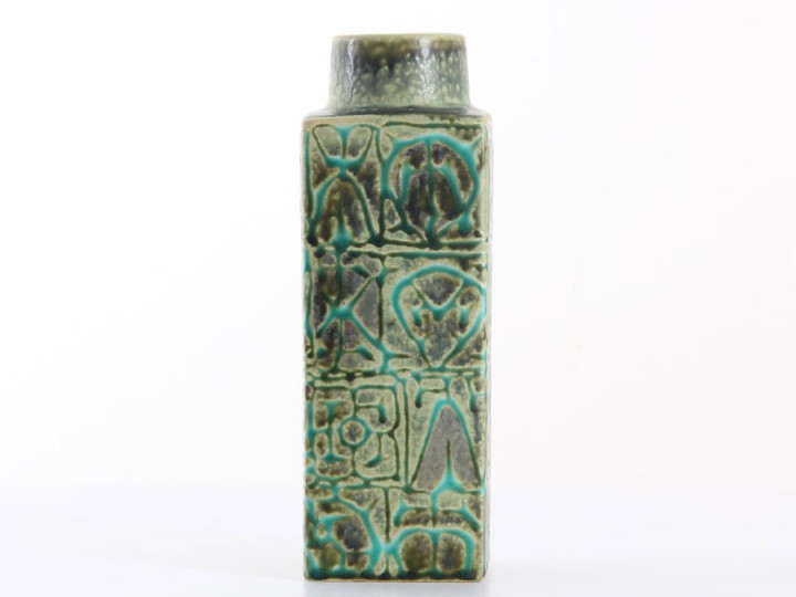 Royal Copenhagen Tall Green Baca Vase