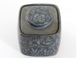 Aluminia Blue Baca Covered Jar