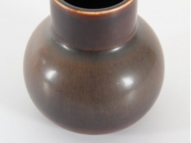 Rorstrand Small CEA Brown Haresfur Glaze Vase