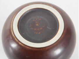 Rorstrand Small CEA Brown Haresfur Glaze Vase