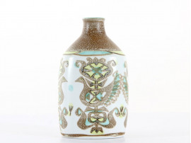 Aluminia Baca Vase/Bottle Bird Motif