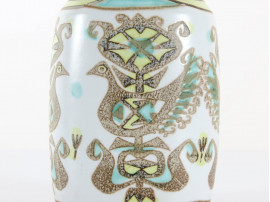 Aluminia Baca Vase/Bottle Bird Motif