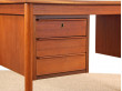 Petit bureau scandinave en teck 