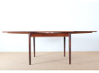 Scandinavian dining table in rosewood 4-6 p.