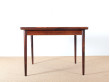 Scandinavian dining table in rosewood 4-6 p.