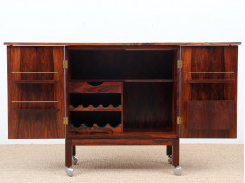 Danish Modern Bar Cabinet by Bruksbo