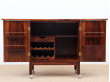 Danish Modern Bar Cabinet by Bruksbo