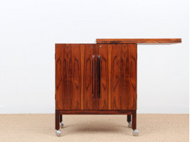 Danish Modern Bar Cabinet by Bruksbo