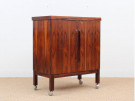 Danish Modern Bar Cabinet by Bruksbo