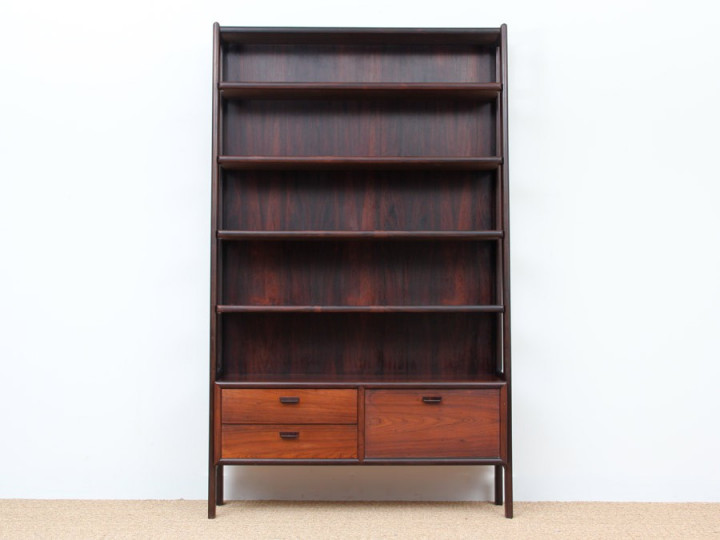 Danish mid modern bookcase