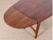 Sandinavian dining table in mahogany