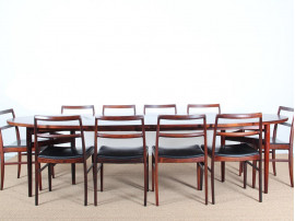 Scandinavian dining table in Rio rosewood by Arne Vodder 