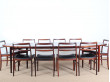 Scandinavian dining table in Rio rosewood by Arne Vodder 