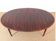 Scandinavian dining table in Rio rosewood by Arne Vodder 